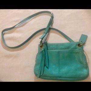 Turquoise Fossil Crossbody Purse